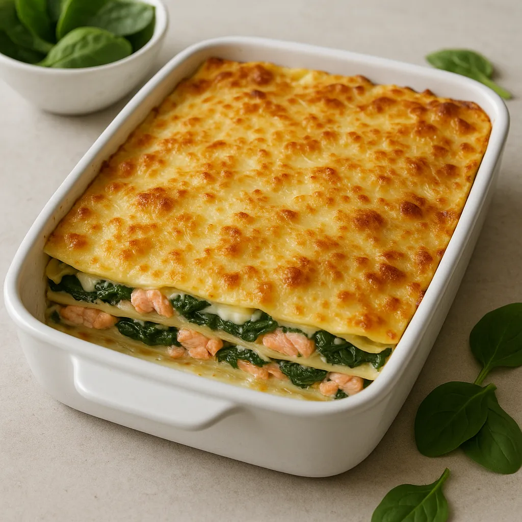 Lasagnes Saumon Frais & Épinards